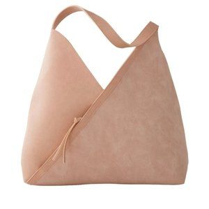 ULTA | Blush Asymmetrical Faux Suede Tote